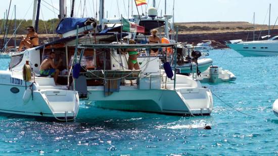 Fondear en Cata en Formentera